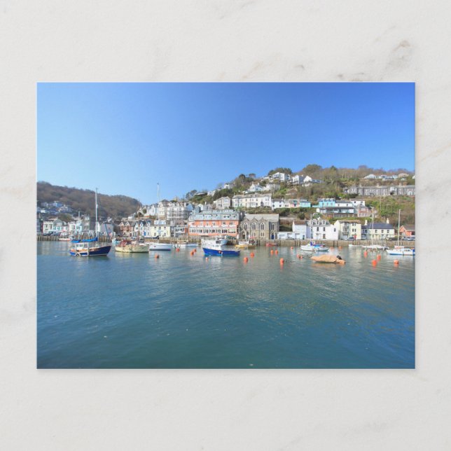 Looe in Cornwall Postkarte (Vorderseite)