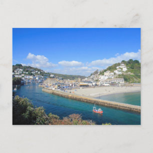 Looe in Cornwall Postkarte