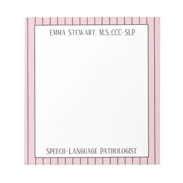 Look@ Custom SLP Notebook! Notizblock (Vorderseite)