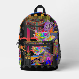 Look Don't starre Travel School Gym Bedruckter Rucksack