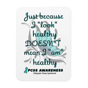 "Look" gesund/Schmetterling...PCOS Magnet