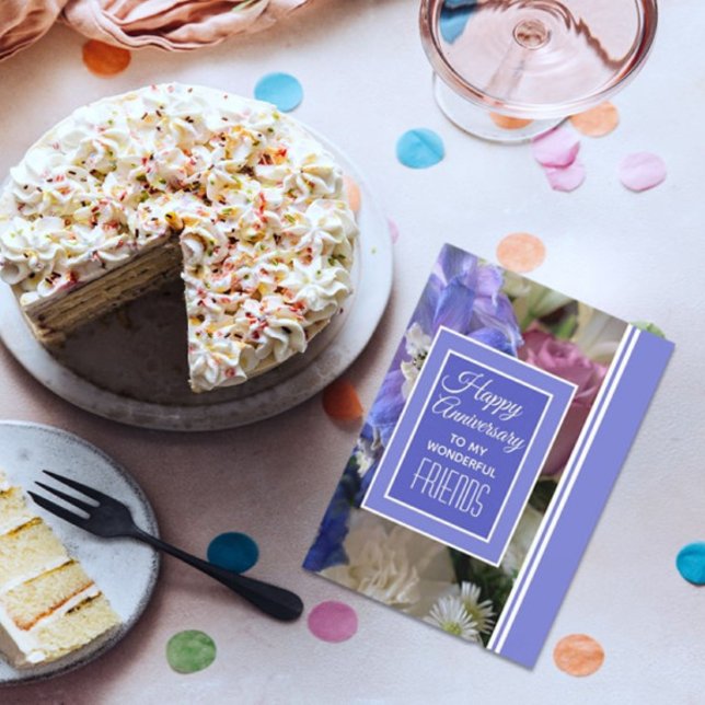 Look @ Happy Jubiläum an Freunde Grußkarte Karte (Von Creator hochgeladen)