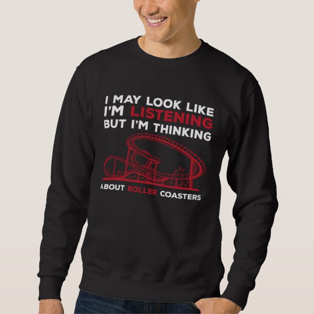 Look Roller Coaster Sweatshirt (Vorderseite)