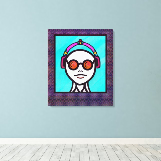 Look See in Shades Leinwanddruck (Insitu (Holzboden))