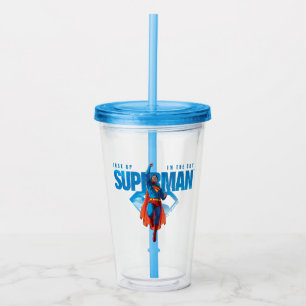Look Up It's Superman Acryltrinkbecher