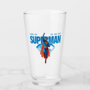 Look Up It's Superman Glas