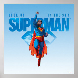 Look Up It's Superman Poster