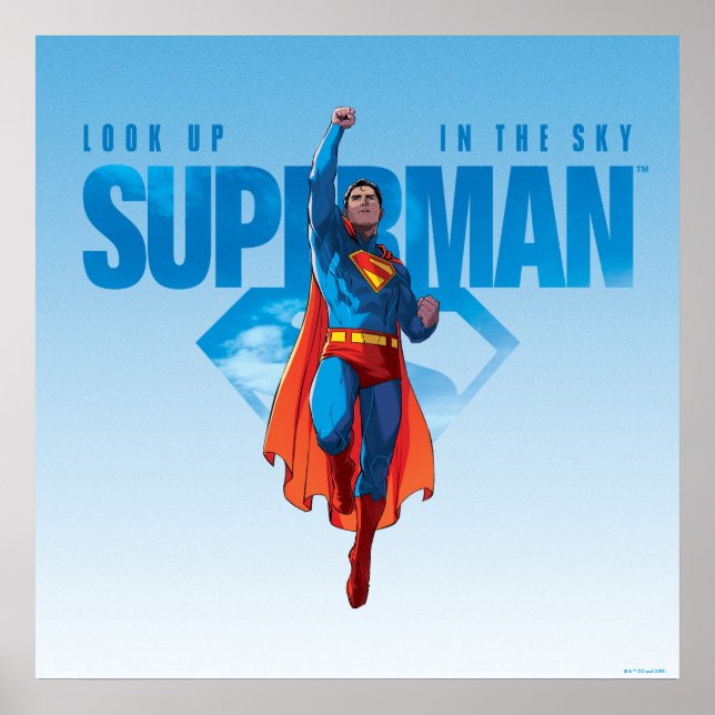 Look Up It's Superman Poster (Vorne)