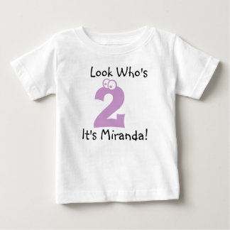 Look Who is 2 Customizable Birthday Tshirt
