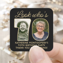 Look Who's 70 Black & Gold Geburtstagsparty 2 Foto