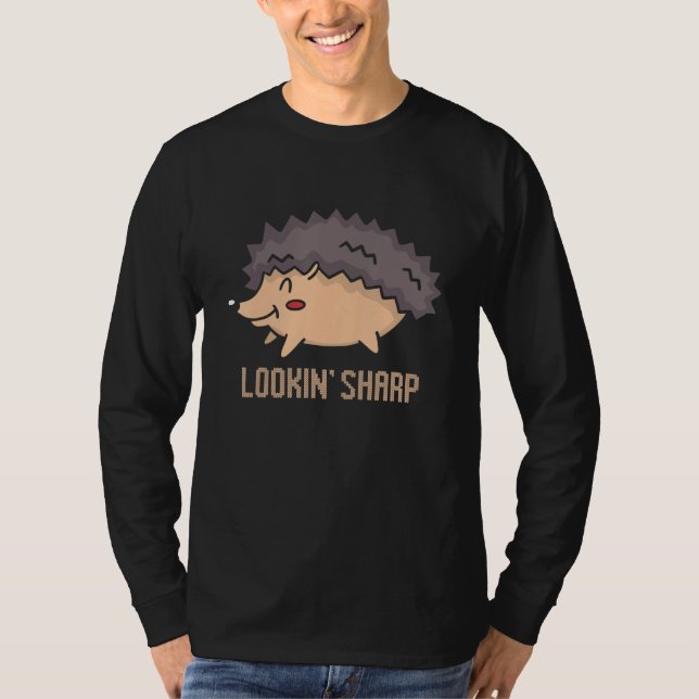 Lookin' Sharp Hedgehog Whisperer Prickly Animal Lo T-Shirt (Vorderseite)