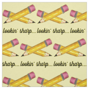 Lookin' Sharp Yellow #2 Pencil School Writing Stoff