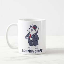 Looking Sharp Dapper French Bulldog Funny Coffee M Kaffeetasse