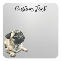 Looking Up Puppy-5 | Personalized Custom Text