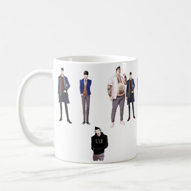 Lookismus Kaffeetasse (Links)
