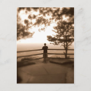 Lookout Blue Ridge Mountains Postkarte