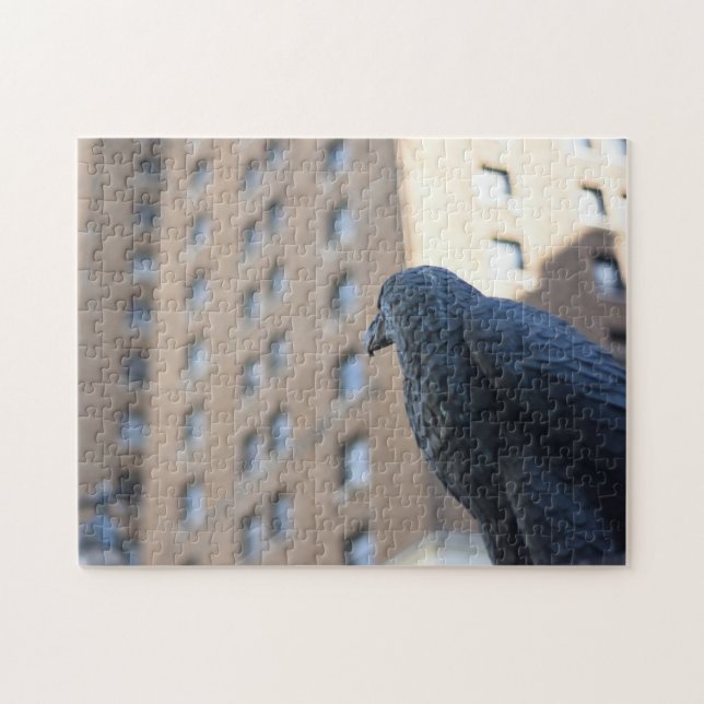 Lookout Owl Herald Square Manhattan New York City Puzzle (Horizontal)