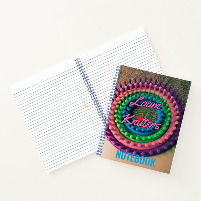 Loom Knitters SpiralNotebook Notizbuch (Innenseite)