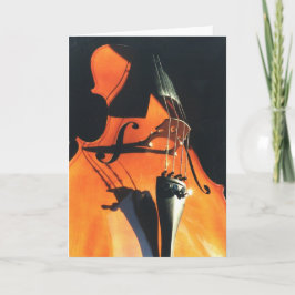Looming Cello greeting card Karte