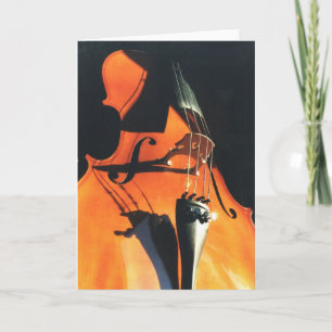 Looming Cello greeting card Karte