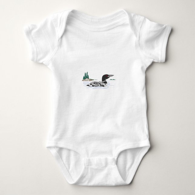 Loon Baby Strampler (Vorderseite)