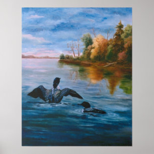Loon Dance Poster