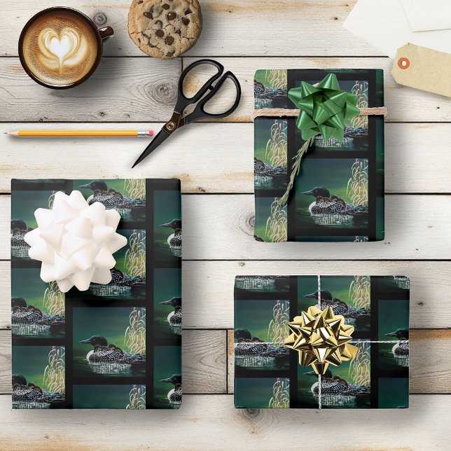 Loon Family Outing Geschenkpapier Set (Von Creator hochgeladen)