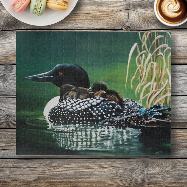 Loon Family Outing Puzzle (Von Creator hochgeladen)