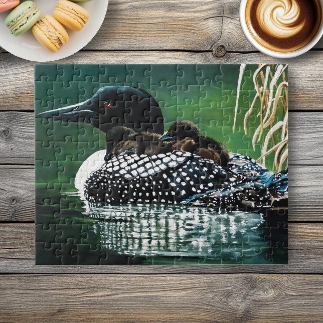 Loon Family Outing Puzzle (Von Creator hochgeladen)