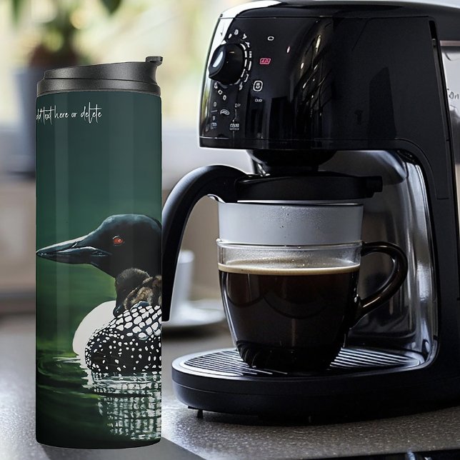 Loon Family Outing Thermosbecher (Von Creator hochgeladen)