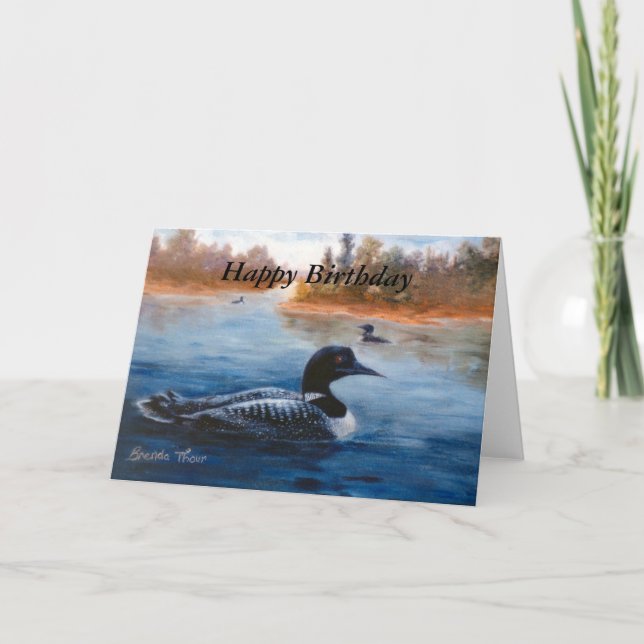 Loon Lake Blank Card Karte (Vorderseite)