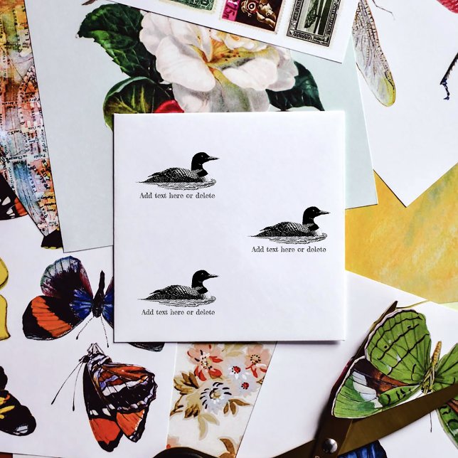 Loon Lake Life Cabin Permastempel (Von Creator hochgeladen)