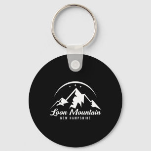 Loon Mountain New Hampshire Skigebiet Skifahren Sc Schlüsselanhänger