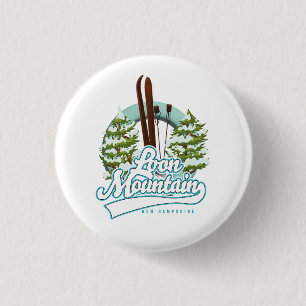 Loon Mountain New Hampshire Skilogo Button