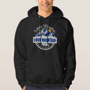 Loon Mountain New Hampshire Skiverleih Hoodie