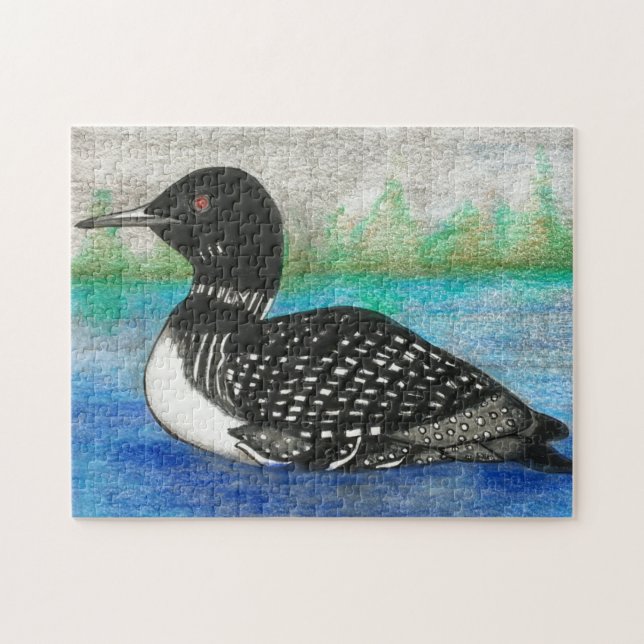 Loon Painting Wilhelm Tell Puzzle (Horizontal)