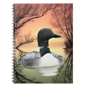 Loon Reflections Notizblock