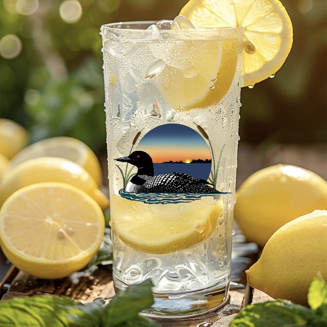 Loon Sunset Blue Glas (Von Creator hochgeladen)