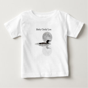 Loon Swims in Moonlight Baby T - Shirt