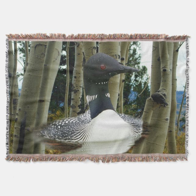Loon Wilderness Decke (Vorderseite)