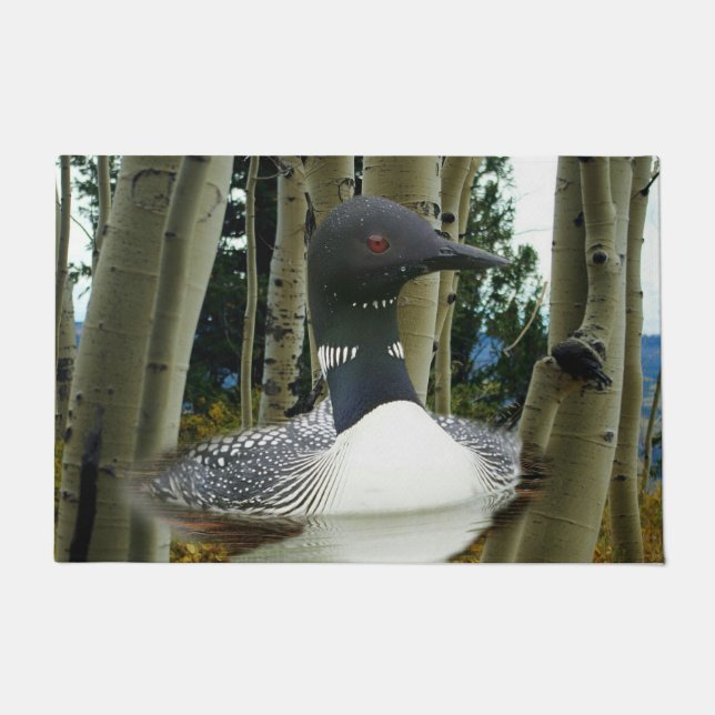 Loon Wilderness Fußmatte (Vorderseite)