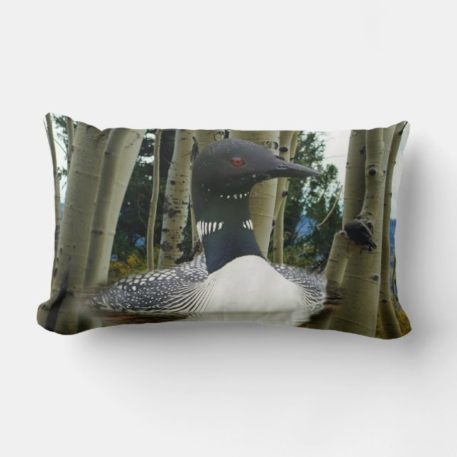 Loon Wilderness Lendenkissen (Vorderseite)