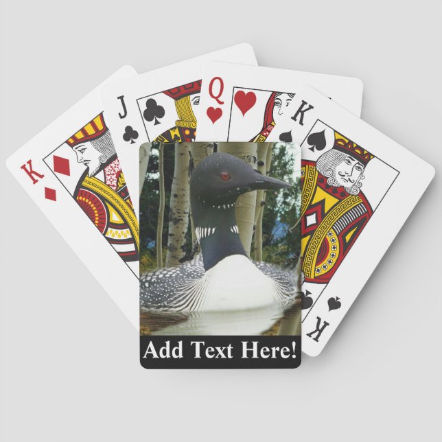 Loon Wilderness Playing Cards Spielkarten (Rückseite)