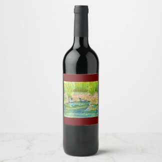 Loon Wine Label Weinetikett