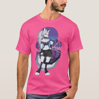 Loona Gothic Girl Retro Hazbin Hotel Helluva Boss T-Shirt