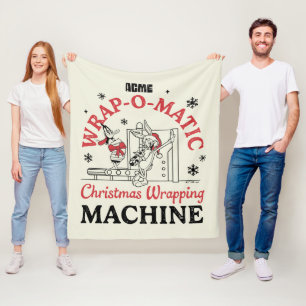 LOONEY TUNES™   ACME Wrap-O-Matic Wrapping Machine Fleecedecke