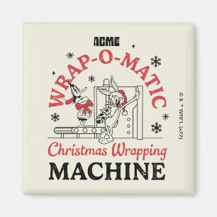 LOONEY TUNES™   ACME Wrap-O-Matic Wrapping Machine Magnet