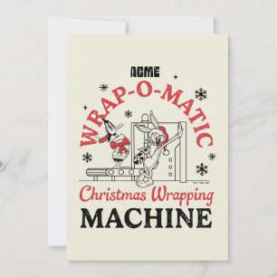 LOONEY TUNES™ ACME Wrap-O-Matic Wrapping Machine Mitteilungskarte
