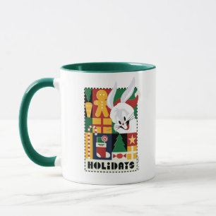LOONEY TUNES™ BUGS BUNNY™ Holidays Abzeichen Tasse