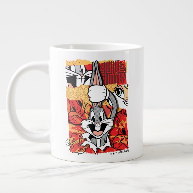 LOONEY TUNES™ | BUGS BUNNY™ Pop-up Graphic Jumbo-Tasse (Links)